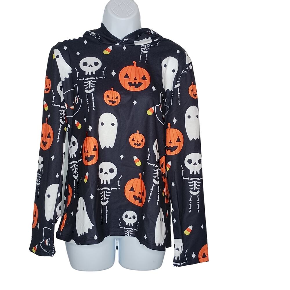 Spooky Halloween Hoodie NWOT Size XL